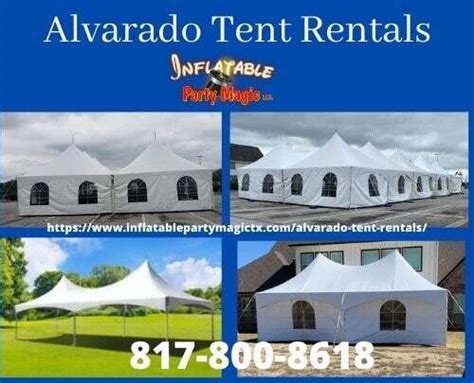 alvarado tent rentals  Tanks, rock climbing walls, trackless trains, bumper cars, euro bungee trampoline, mini-golf courses, tables and chairs, tents, carnival games, and more
